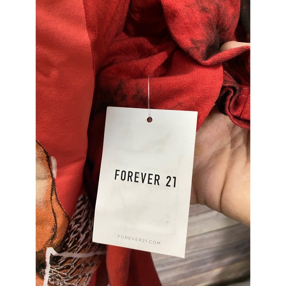 Men's Philcos MYA T-shirt Tie Dye Red And Black 2022 Forever 21 Mens 26x29 - Picture 7 of 10